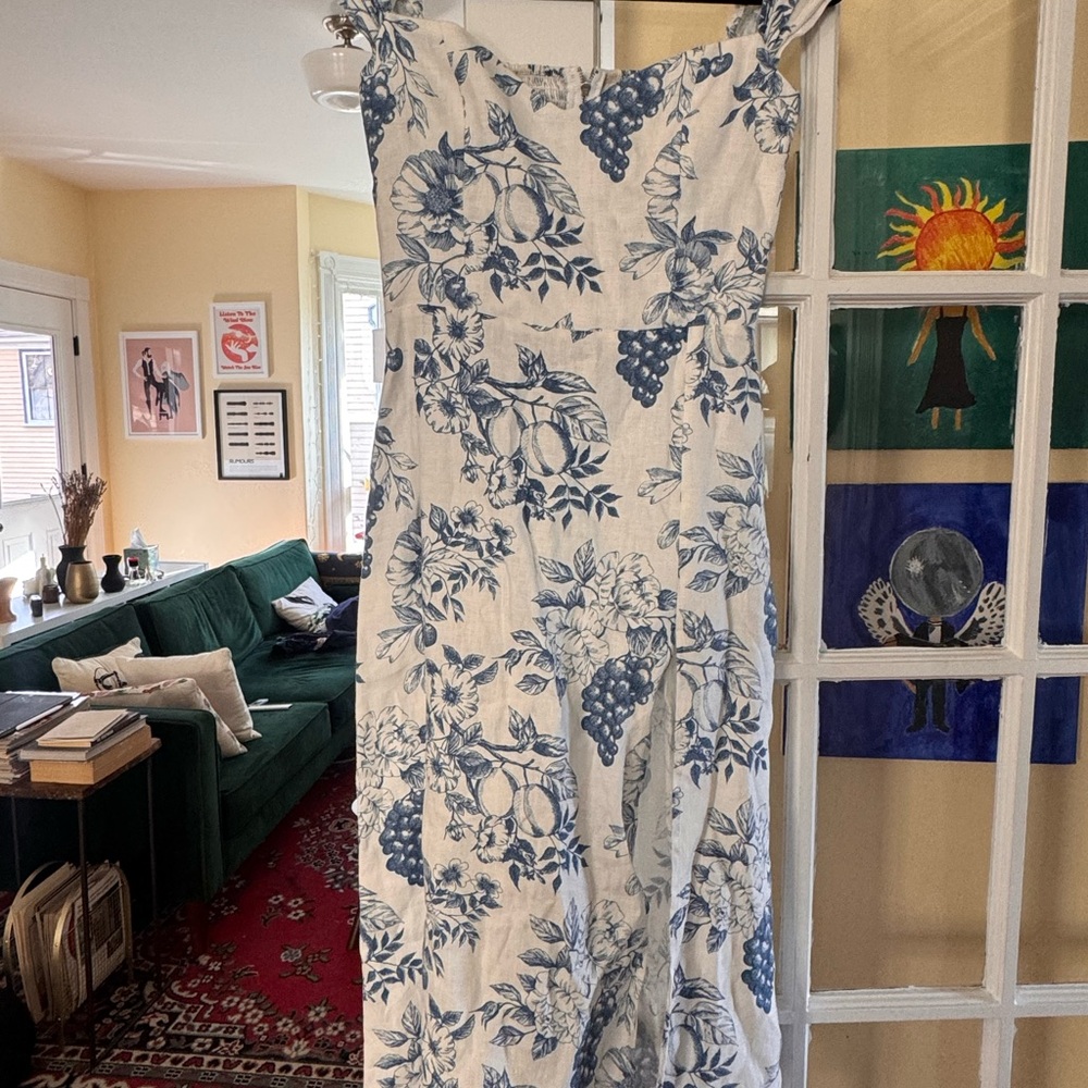 Reformation Bridgton linen dress size 4